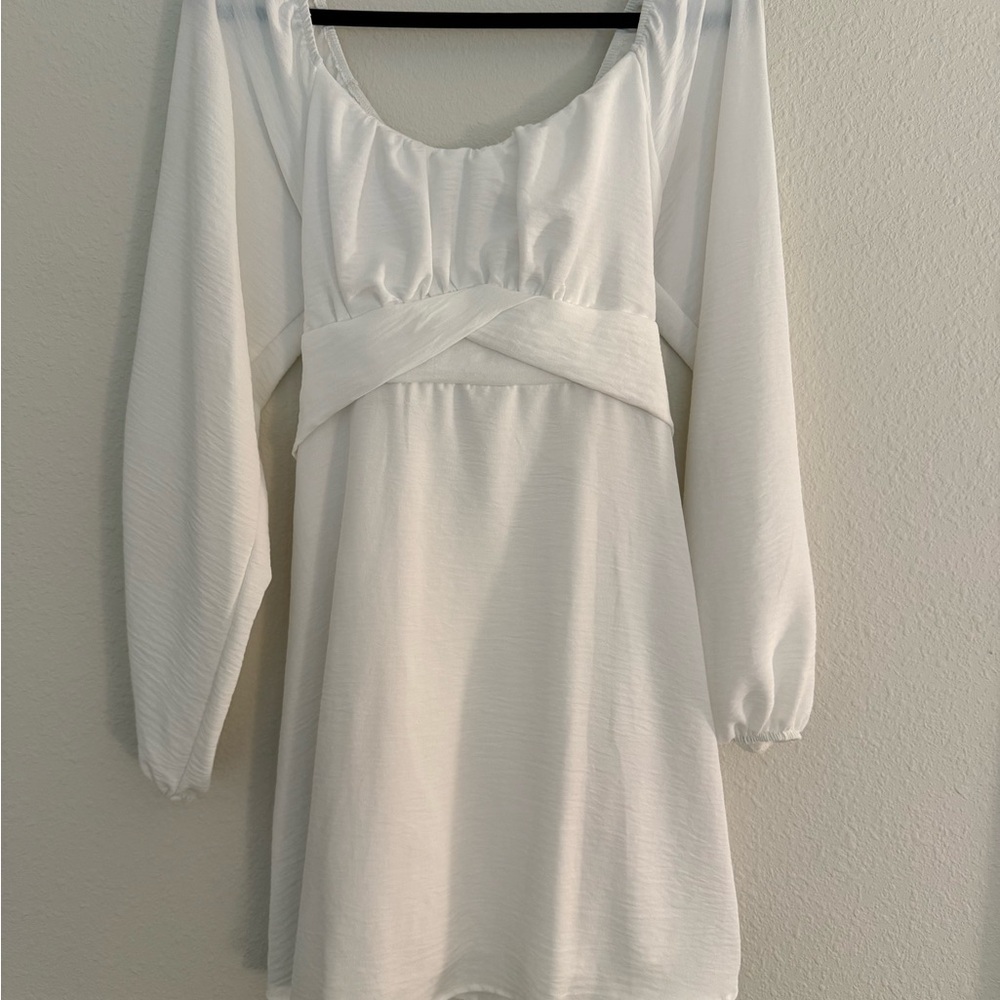 Altar’d State - Chic Long Sleeve White Dress